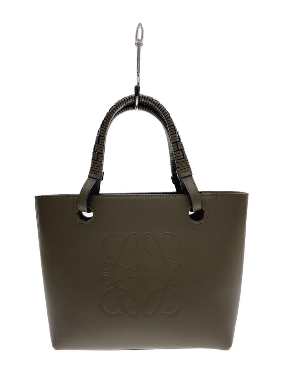 Yahoo!オークション - LOEWE トートバッグ/レザー/KHK Yahoo!オークション - LOEWE トートバッグ/レザー/KHK