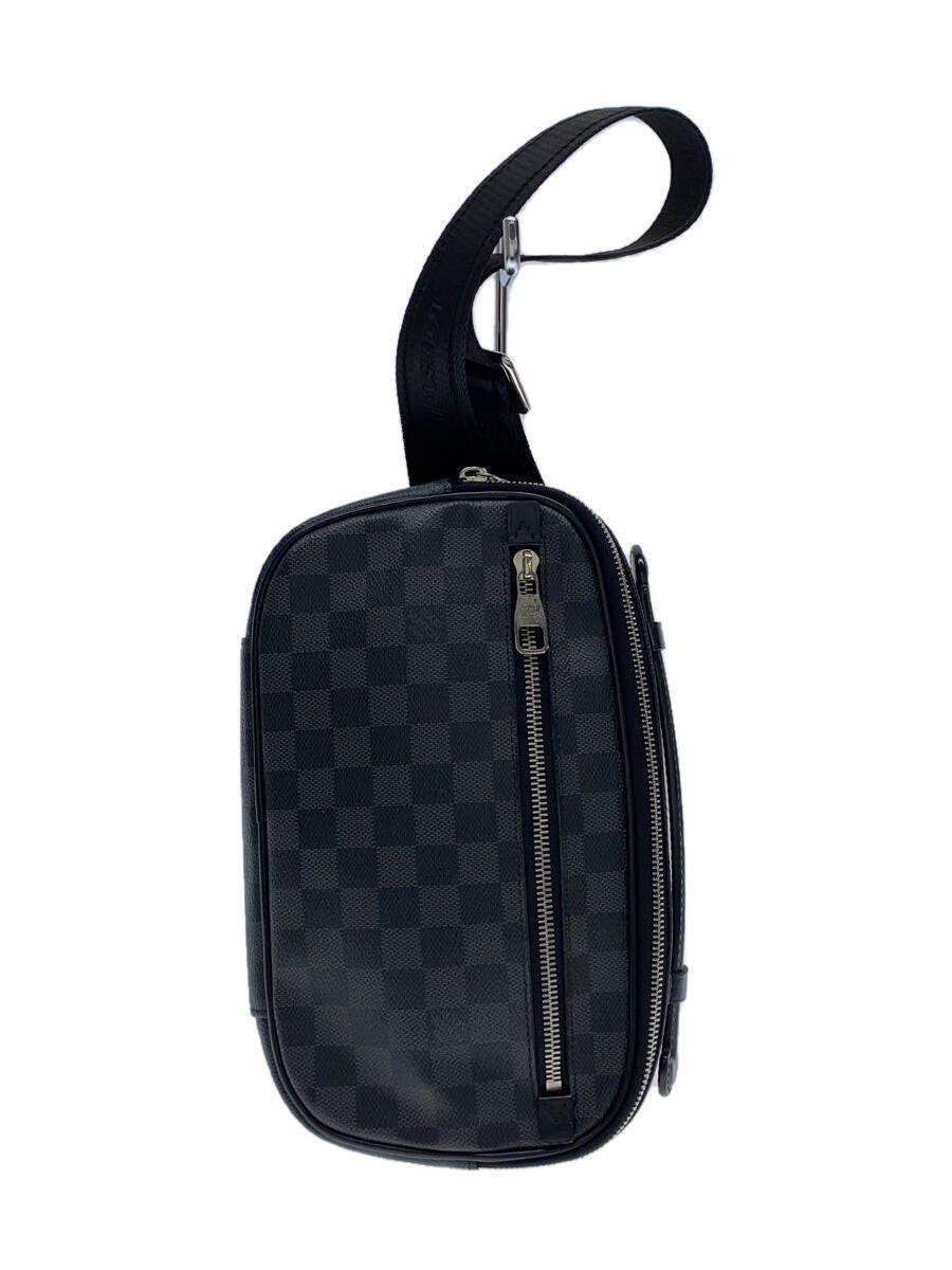 LOUIS VUITTON◇アンブレール_ダミエ・グラフィット_BLK/PVC/BLK LOUIS VUITTON◇アンブレール_ダミエ・グラフィット_BLK/PVC/BLK