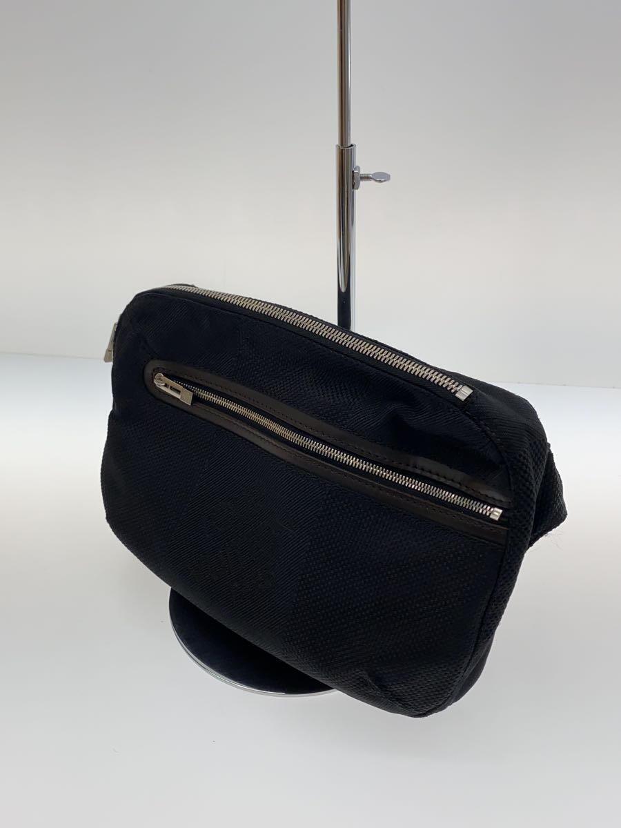 LOUIS VUITTON◇アルシェ_ダミエ・ジェアン_BLK/ナイロン/BLK LOUIS VUITTON◇アルシェ_ダミエ・ジェアン_BLK/ナイロン/BLK