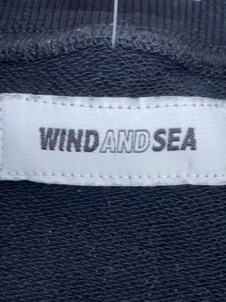 WIND AND SEA◆スウェット/XL/コットン/BLK/無地/WDS-19a-sw-02