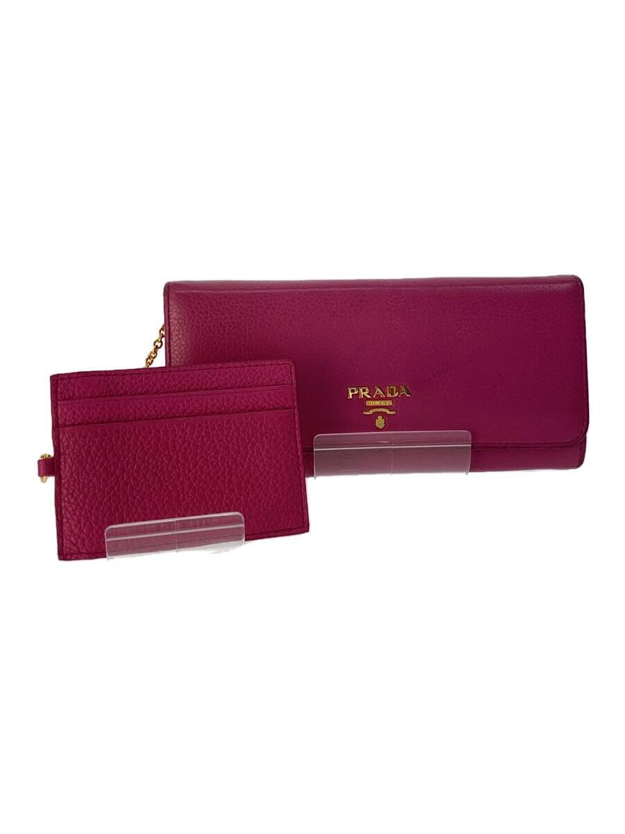 BVLGARI◇長財布/レザー/PNK/無地/レディース/AL B20 30417 - 長 BVLGARI◇長財布/レザー/PNK/無地/レディース/AL B20 30417 - 長