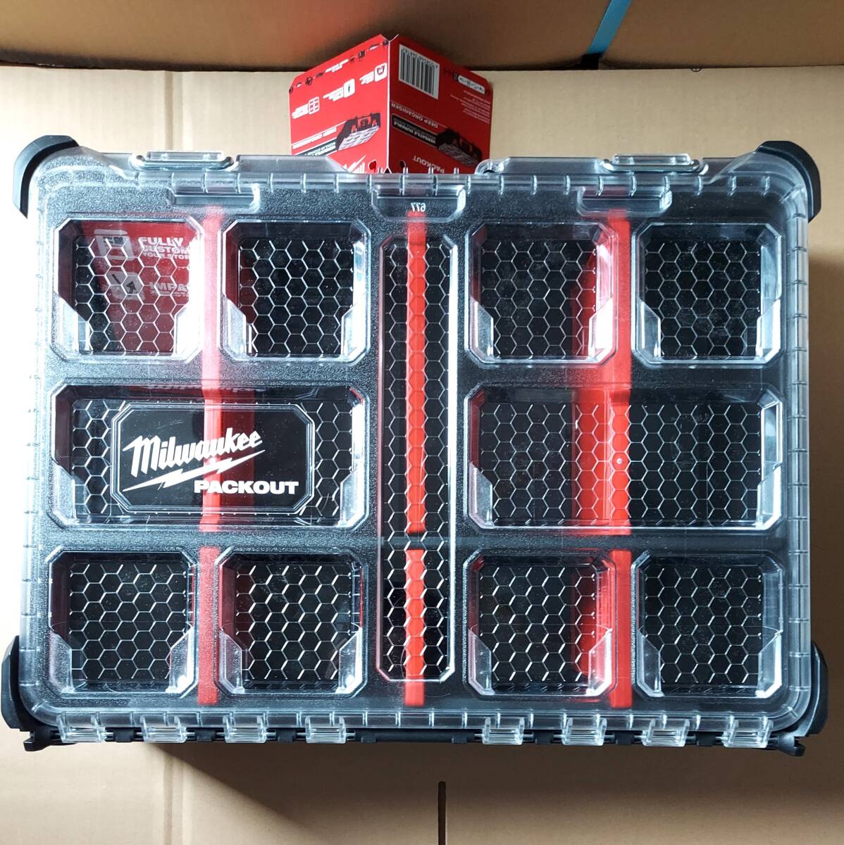 新品未使用 ミルウォーキー パックアウト ディープオーガナイザー ブラック Milwaukee PACKOUT deep organiser