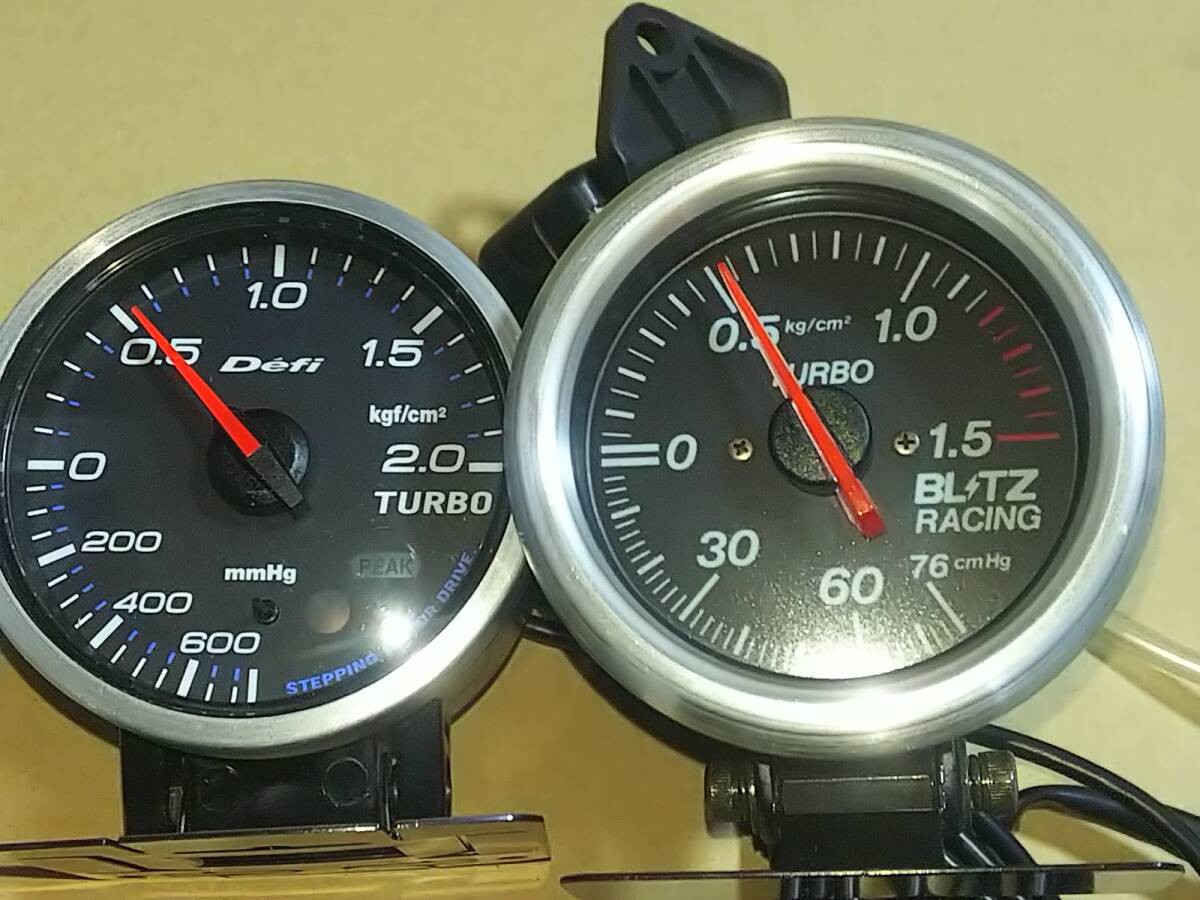 希少 当時物 BLITZ 機械式 60Φ ブースト計 LEDバックライト 希少 当時物 BLITZ 機械式 60Φ ブースト計 LEDバックライト