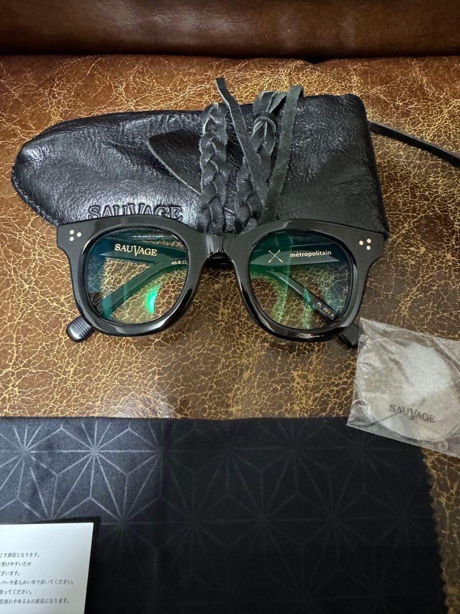 SAUVAGE サバージュ メガネ metropolitain メトロポリタン SAUVAGE サバージュ メガネ metropolitain メトロポリタン