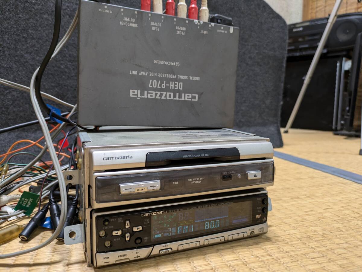 パイオニア カロッツェリア DEH-P707 AVX-P707W CPX1046 中古 パイオニア カロッツェリア DEH-P707 AVX-P707W CPX1046 中古