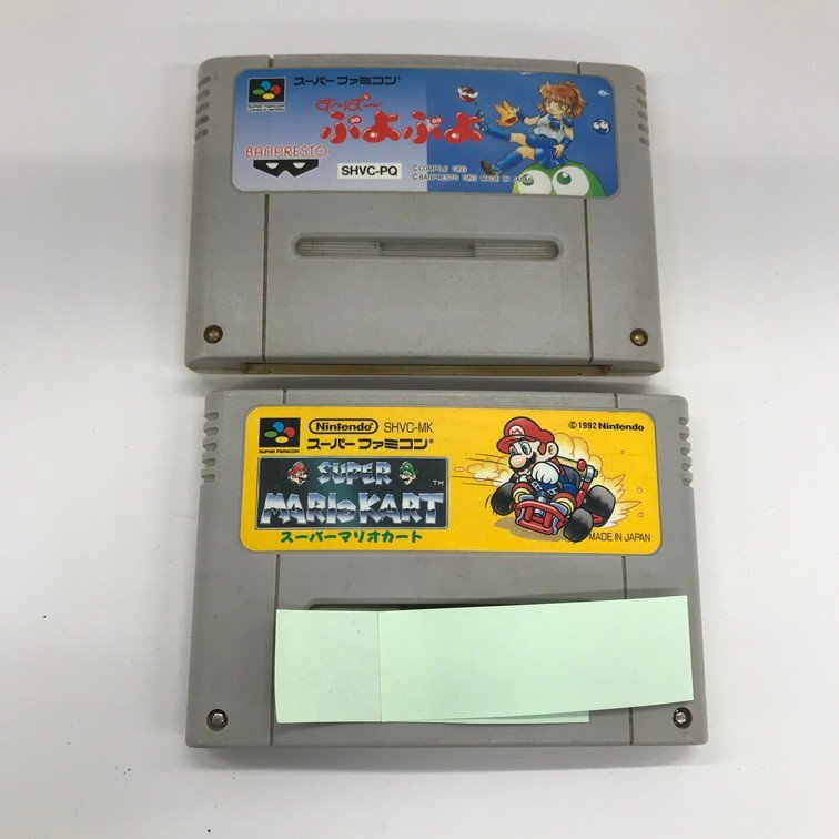  nintendo Super Famicom корпус * soft * периферийные устройства . суммировать электризация не проверка super Mario Cart и т.п. [CGAC8018]