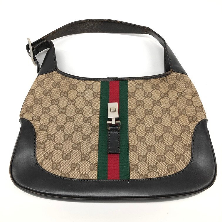 Yahoo!オークション - GUCCI グッチ ジャッキー GGキャンバス Yahoo!オークション - GUCCI グッチ ジャッキー GGキャンバス