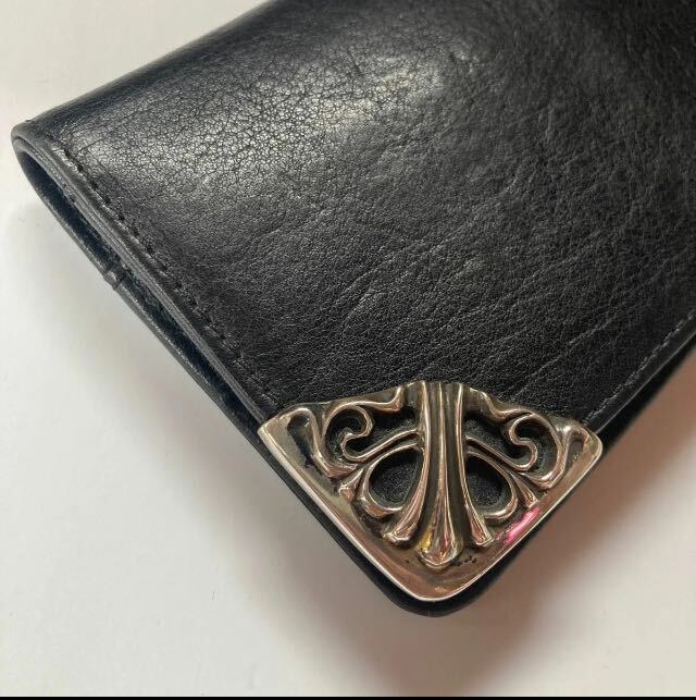 希少 美品 クロムハーツ シングルフォールド ウォレット 希少 美品 クロムハーツ シングルフォールド ウォレット
