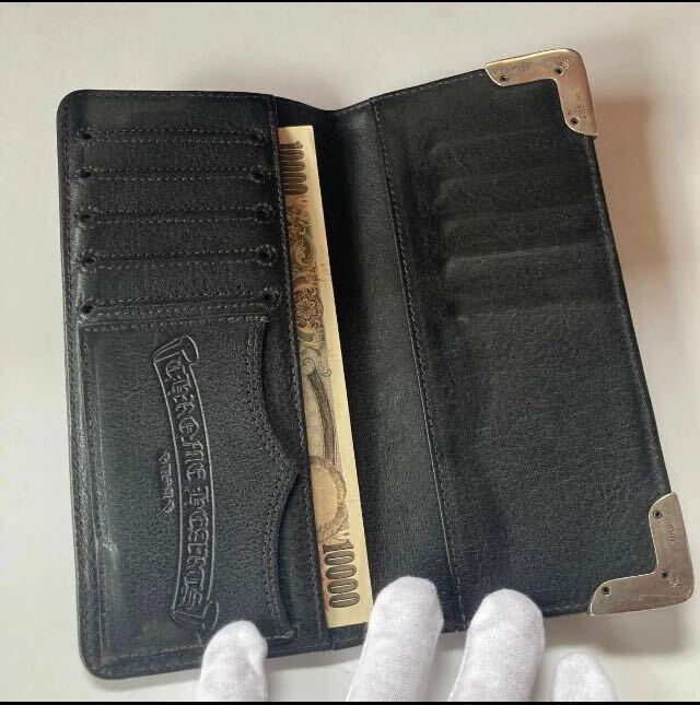 希少 美品 クロムハーツ シングルフォールド ウォレット 希少 美品 クロムハーツ シングルフォールド ウォレット