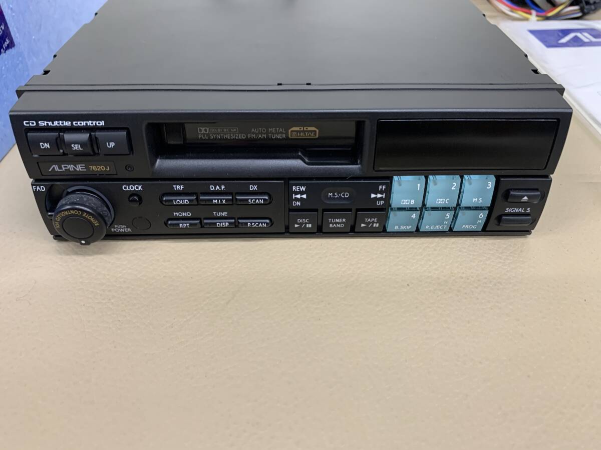 ALPINE アルパイン 7620J Juba アンプレス FM/AMチューナー内蔵 ALPINE アルパイン 7620J Juba アンプレス FM/AMチューナー内蔵