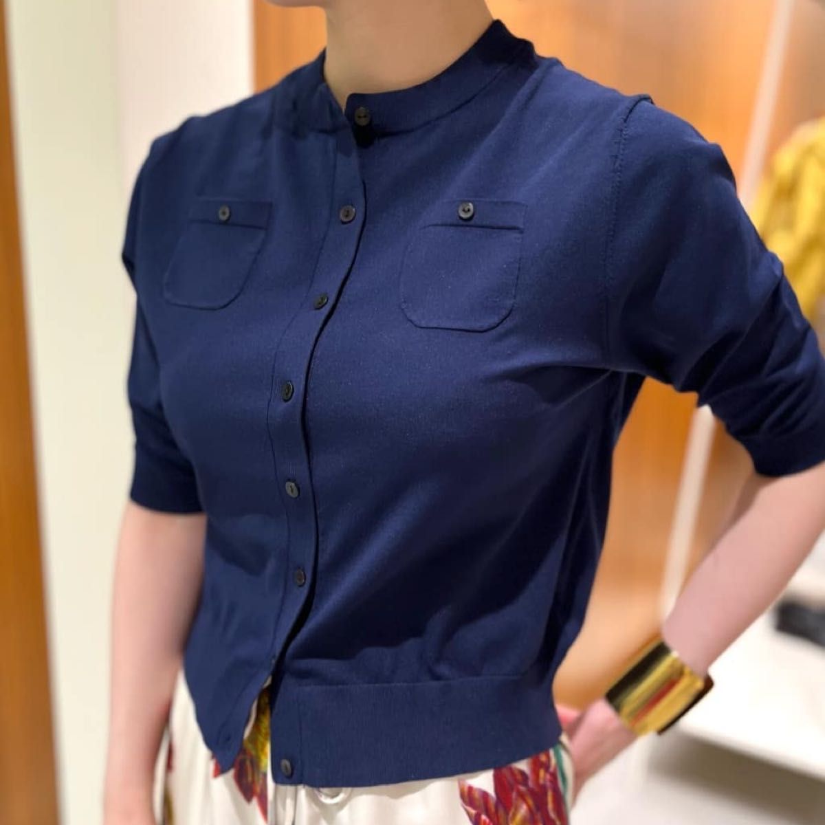 美品 定番 CABaN キャバン ポリエステル ハーフスリーブ 美品 定番 CABaN キャバン ポリエステル ハーフスリーブ