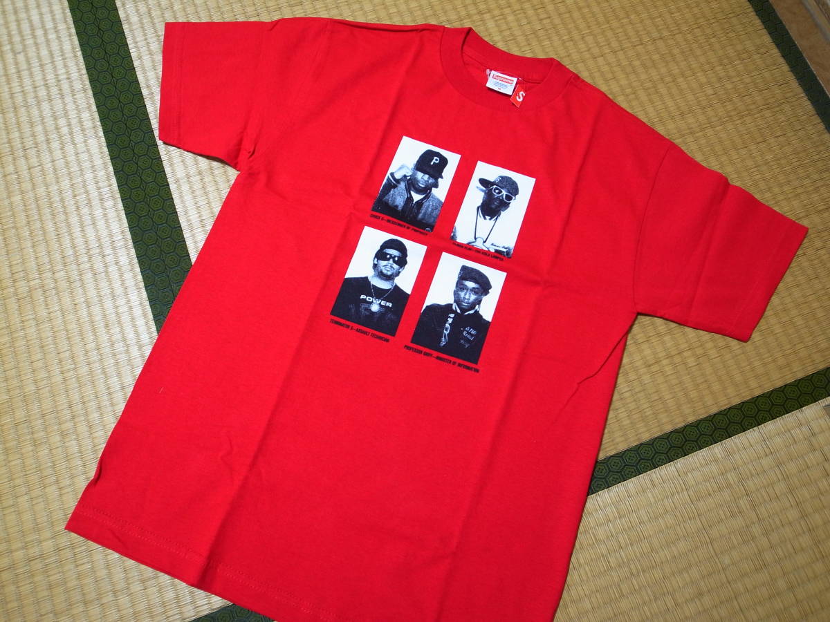 激レア SUPREME シュプリーム 2007s/s MUGSHOTS TEE ×PUBLIC ENEMY マグショット プリント Tシャツ