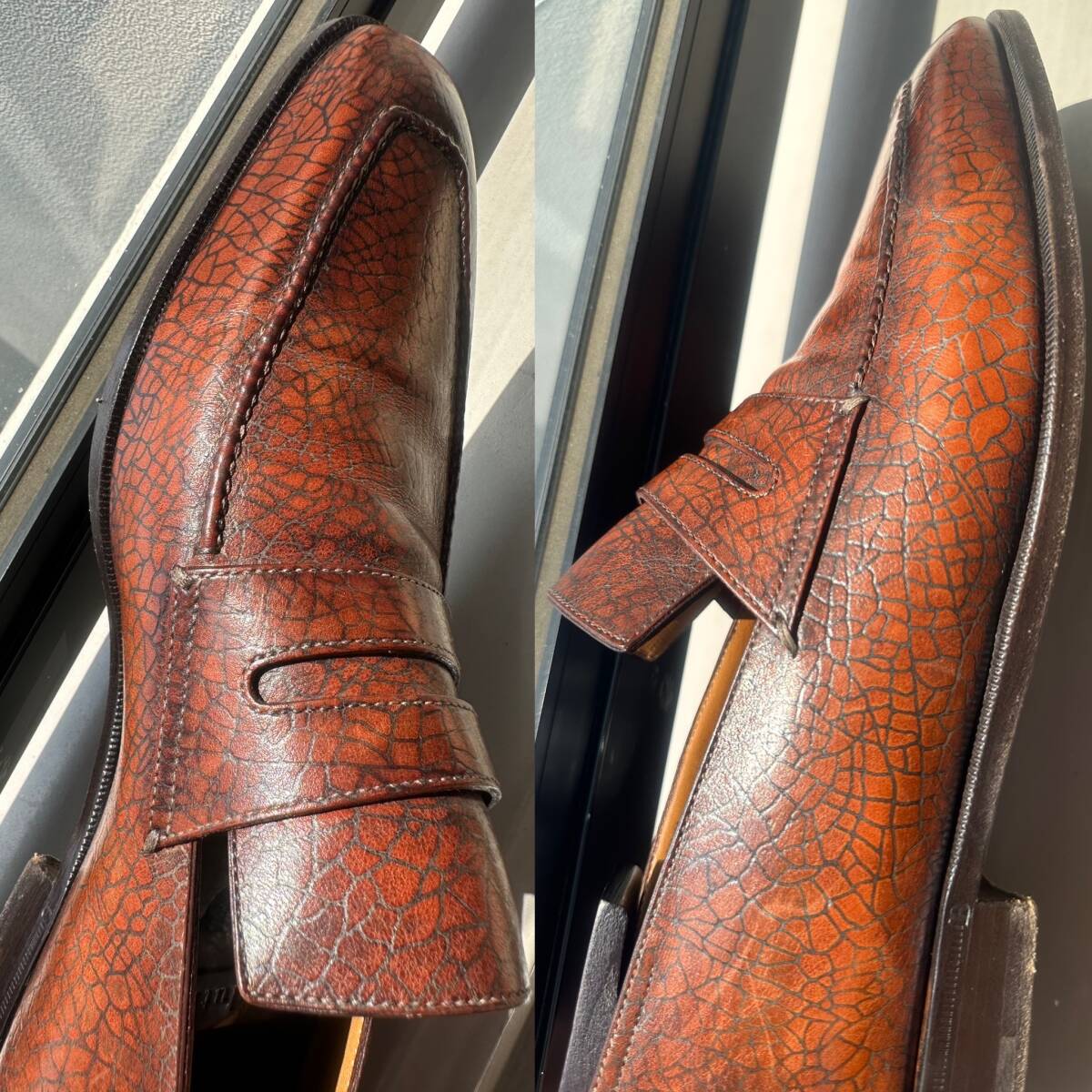 特注 Berluti Andy Loafers Limited Edition Crocodile Design 特注 Berluti Andy Loafers Limited Edition Crocodile Design
