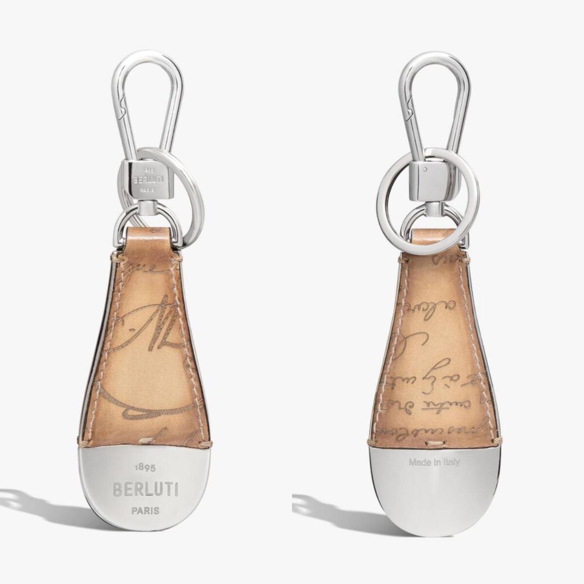 定価7,1万 Berluti Full Scrit Leather Shoehorn Key Ring ベルルッティ スクリットレザー シューホーン キーホルダー オッソ 最新型モデル 定価7,1万 Berluti Full Scrit Leather Shoehorn Key Ring ベルルッティ スクリットレザー シューホーン キーホルダー オッソ 最新型モデル