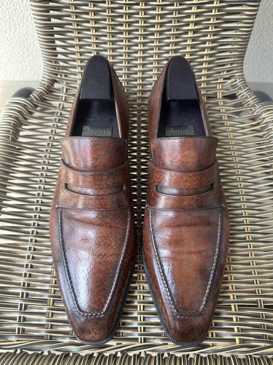 特注 Berluti Andy Loafers Limited Edition Crocodile Design 特注 Berluti Andy Loafers Limited Edition Crocodile Design