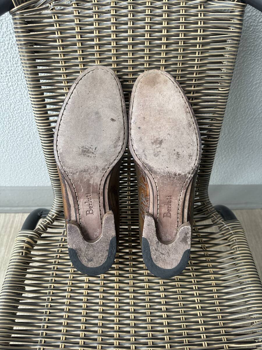 特注60万円 Berluti Federico Scrit Leather Loafers 特注60万円 Berluti Federico Scrit Leather Loafers