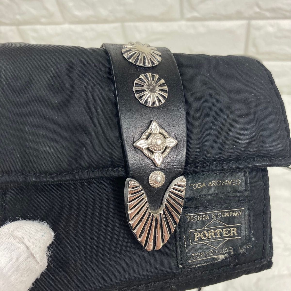 希少レア TOGA ×PORTER ショルダーウォレット ブラック 黒 三 希少レア TOGA ×PORTER ショルダーウォレット ブラック 黒 三