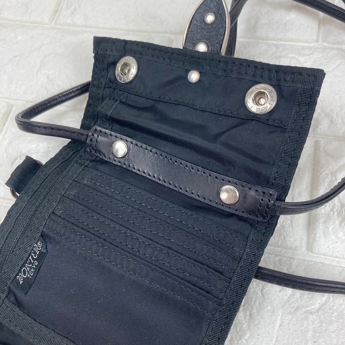 希少レア TOGA ×PORTER ショルダーウォレット ブラック 黒 三 希少レア TOGA ×PORTER ショルダーウォレット ブラック 黒 三