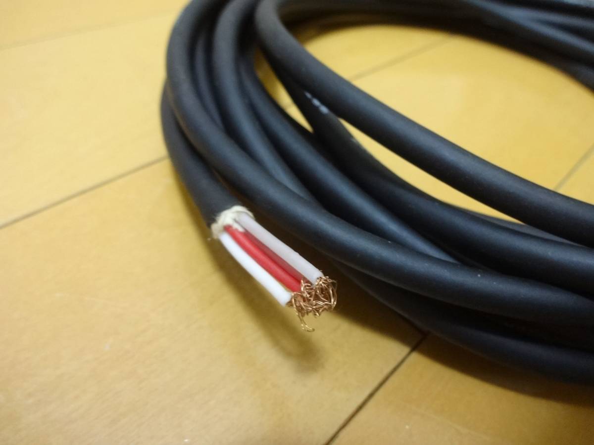 5m以上 CANARE CABLE 4S6 マイクケーブル スピーカーケーブル NC MX コネクタ オス コード 603 日本製 Speaker Cable Made in Japan_画像2