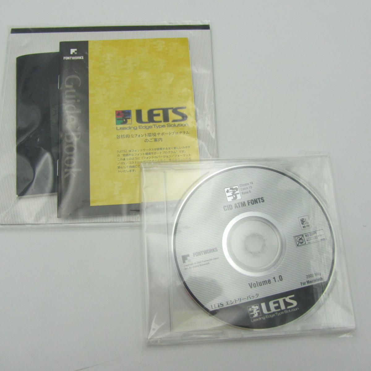 NA-181●LETS CID ATM FONTS Fontworks エントリパック Volume 1.0 Macintosh/leading edge type solution フォント_画像2