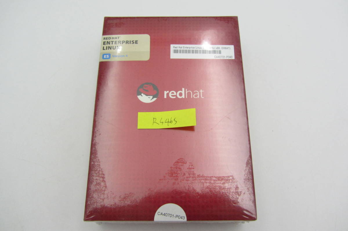 *NA-193* new goods unopened RED HAT Enterprise Linux ES v.4 For X86,EM64T