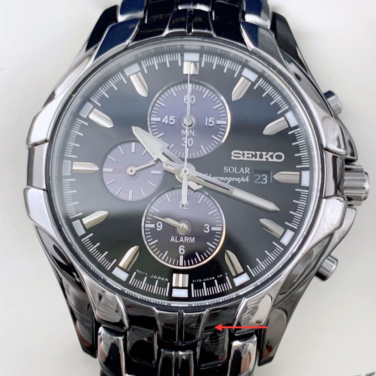 定価8万円】セイコー/SEIKO クロノグラフ SSC139 ソーラー 定価8万円】セイコー/SEIKO クロノグラフ SSC139 ソーラー