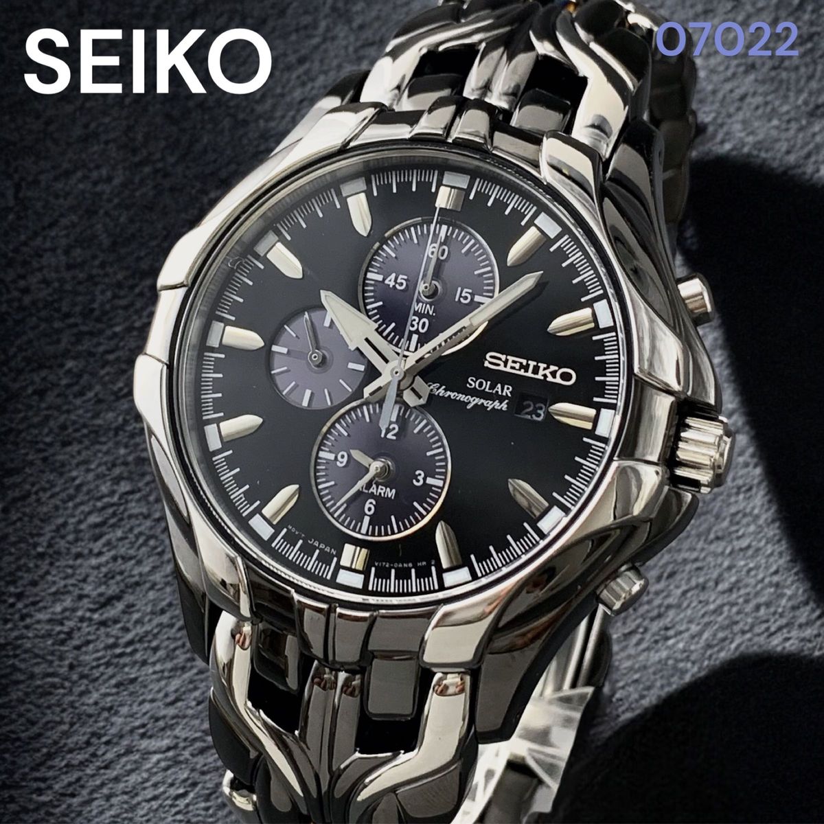 定価8万円】セイコー/SEIKO クロノグラフ SSC139 ソーラー 定価8万円】セイコー/SEIKO クロノグラフ SSC139 ソーラー