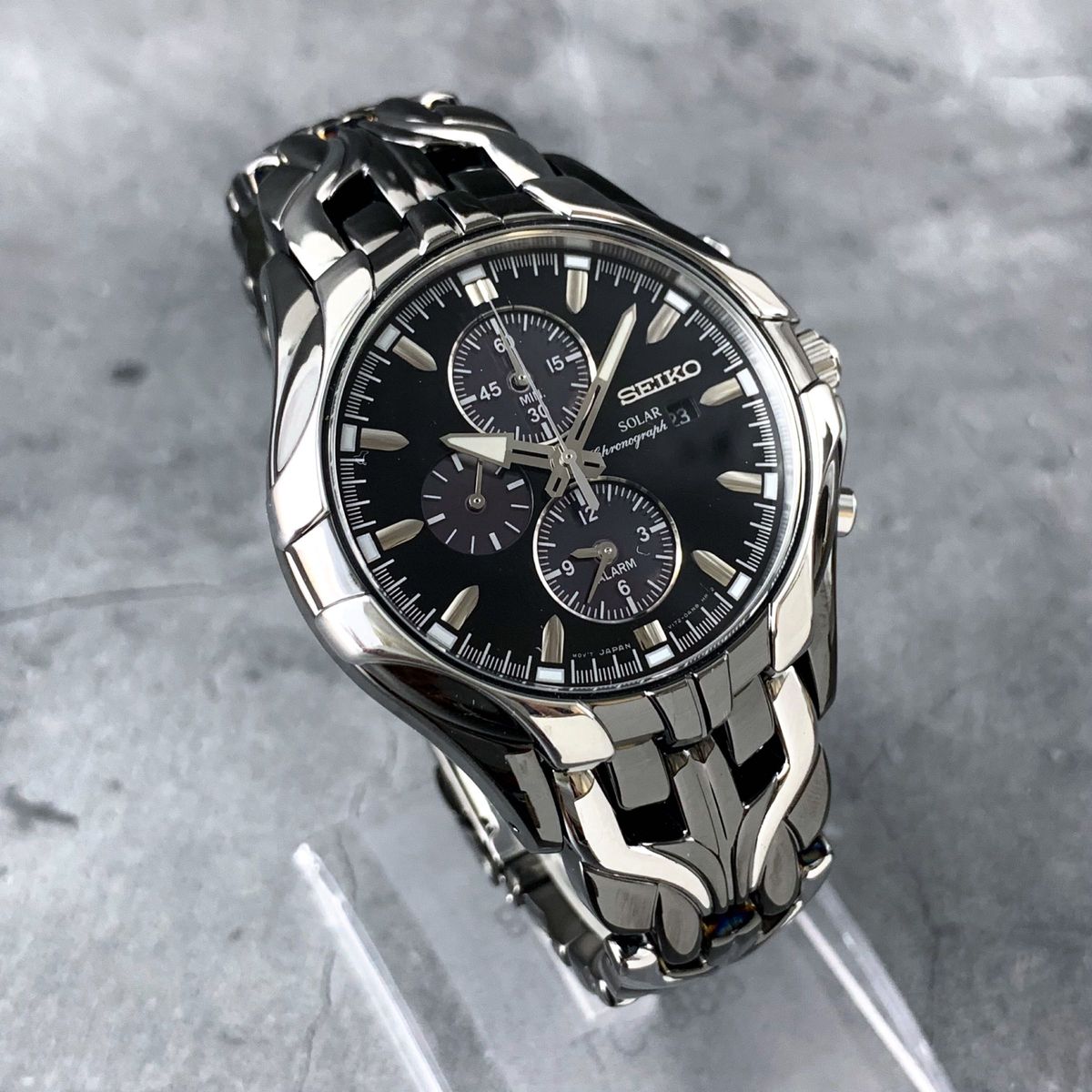 定価8万円】セイコー/SEIKO クロノグラフ SSC139 ソーラー 定価8万円】セイコー/SEIKO クロノグラフ SSC139 ソーラー
