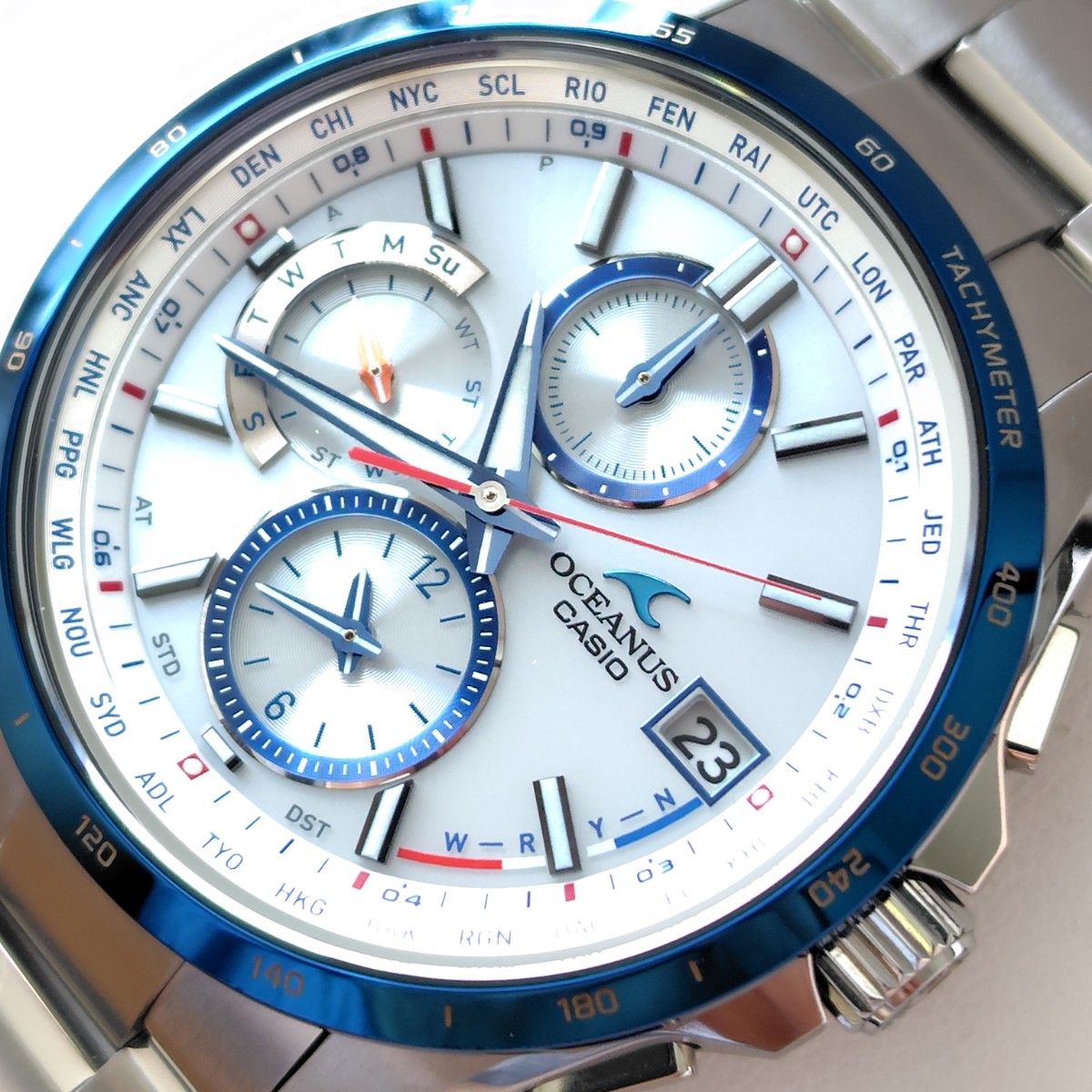 カシオ OCW-T2610C-7AJF オシアナス 極美品 電波ソーラー腕時計 カシオ OCW-T2610C-7AJF オシアナス 極美品 電波ソーラー腕時計