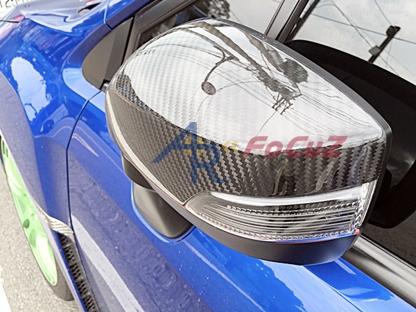  Subaru WRX VA STI sedan carbon door mirror cover sticking 