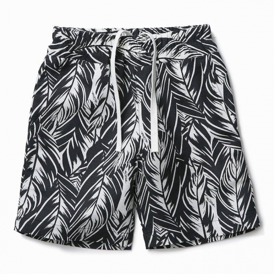 【新品未使用】CRIMIE KIDS クライミー KIDS ALOHA LINEN RAYON FEATHER JIMBEI SET UP キッズ 子供服 甚平 アロハ Tシャツ 140サイズ_画像2