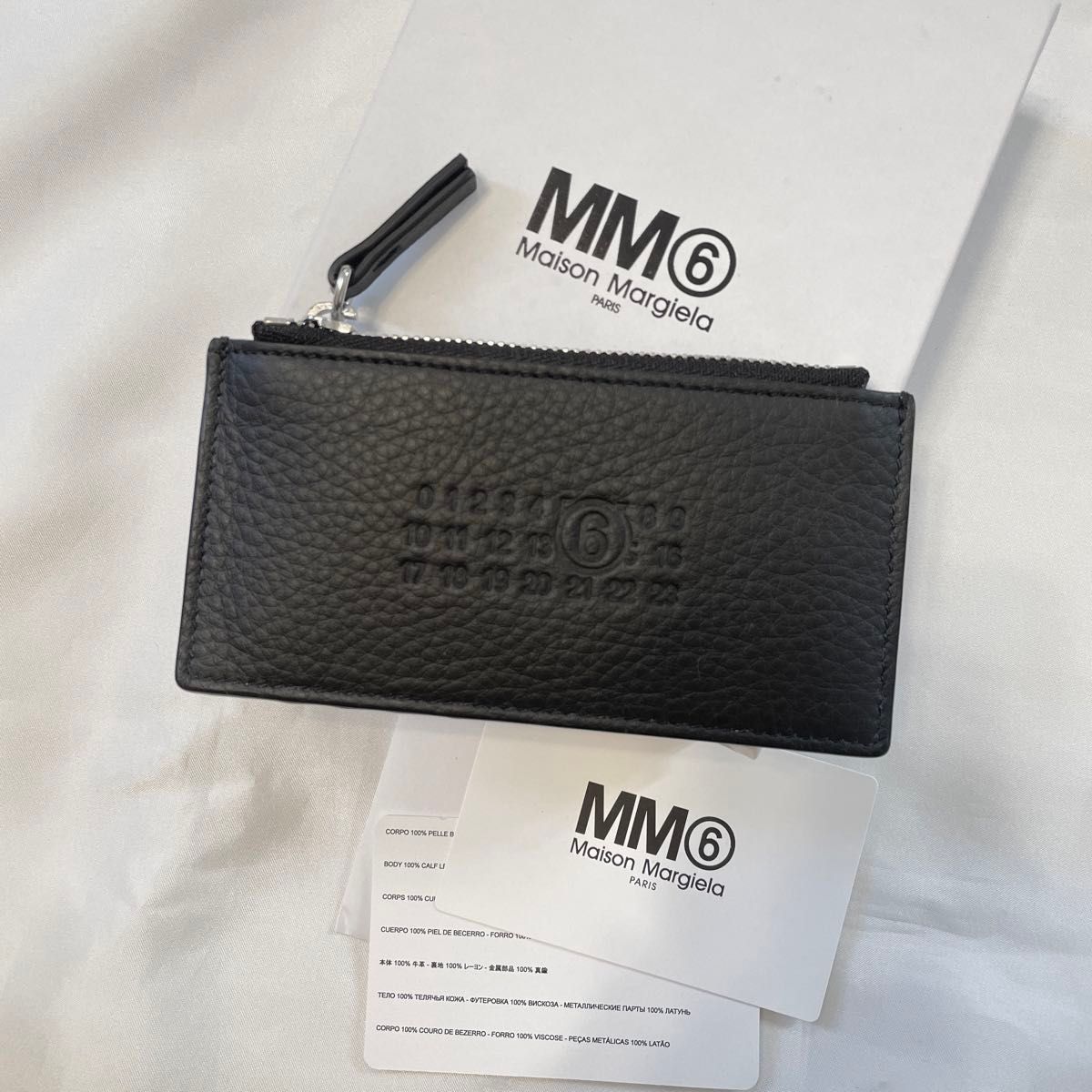 ☆送料関税込☆MM6 Maison Margiela Numeric カードホルダー☆ MM6 Maison Margiela Numeric ジップカードホルダー|Yahoo