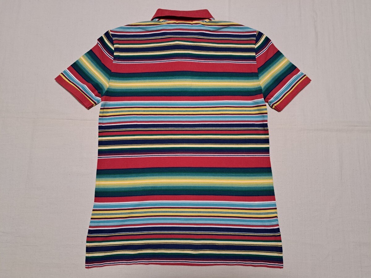 ■【◎好配色◎】Polo by Ralph Lauren ネイティブ調(diào) ボーダー ポロシャツ ラルフローレン【boy’s L→XSサイズ相當(dāng)】■
