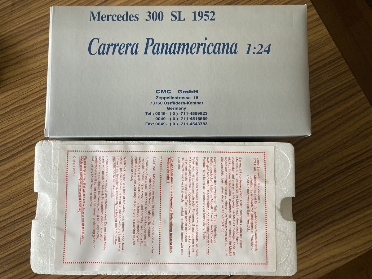 CMC Mercedes 300 SL 1952 Carrera Panamericana 1 24 CMC Mercedes 300 SL 1952 Carrera Panamericana 1 24
