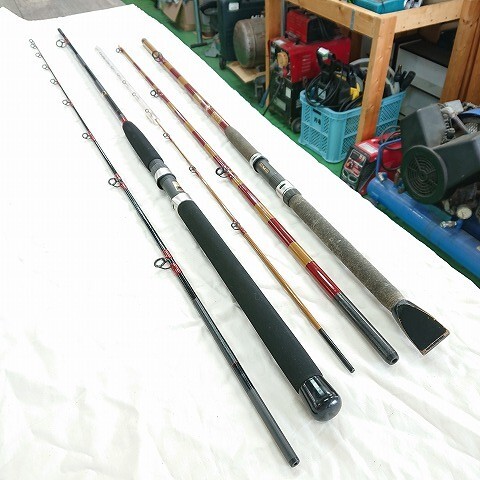 人気の春夏 【中古現状品】SAKURA サクラ 北海 40 へら竿 2点セット 2.7m 船竿 江戸川 2.4m ヘラブナ竿