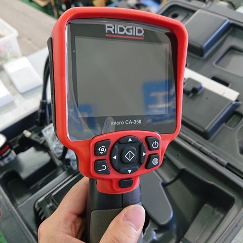 中古現状品】RIDGID リジッド micro CA-350 工業用デジタル検査 中古現状品】RIDGID リジッド micro CA-350 工業用デジタル検査