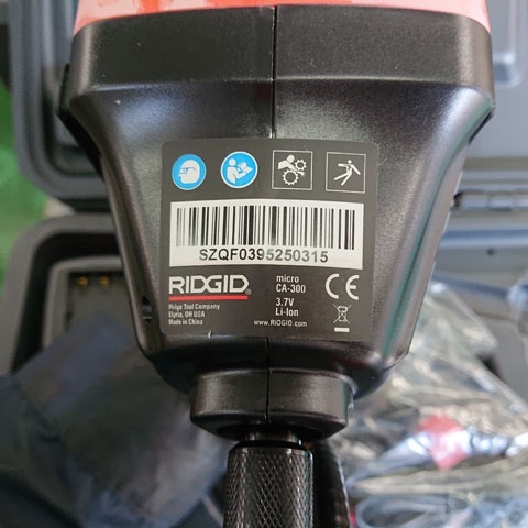 中古現状品】RIDGID リジッド micro CA-300 工業用デジタル検査 中古現状品】RIDGID リジッド micro CA-300 工業用デジタル検査