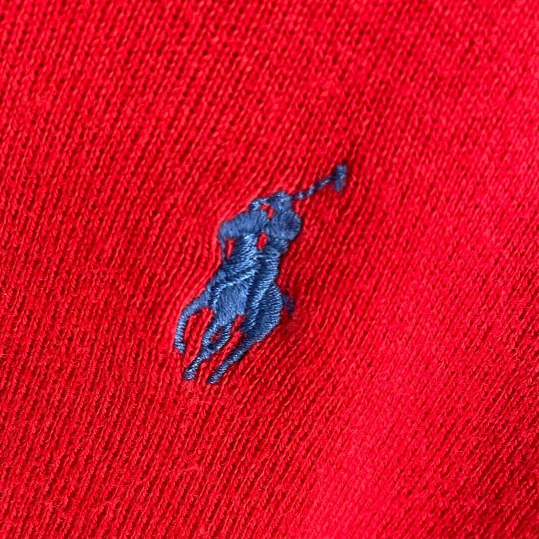 ラルフローレン コットンニット ポニー刺繍 Vネック 長袖 ラルフローレン コットンニット ポニー刺繍 Vネック 長袖