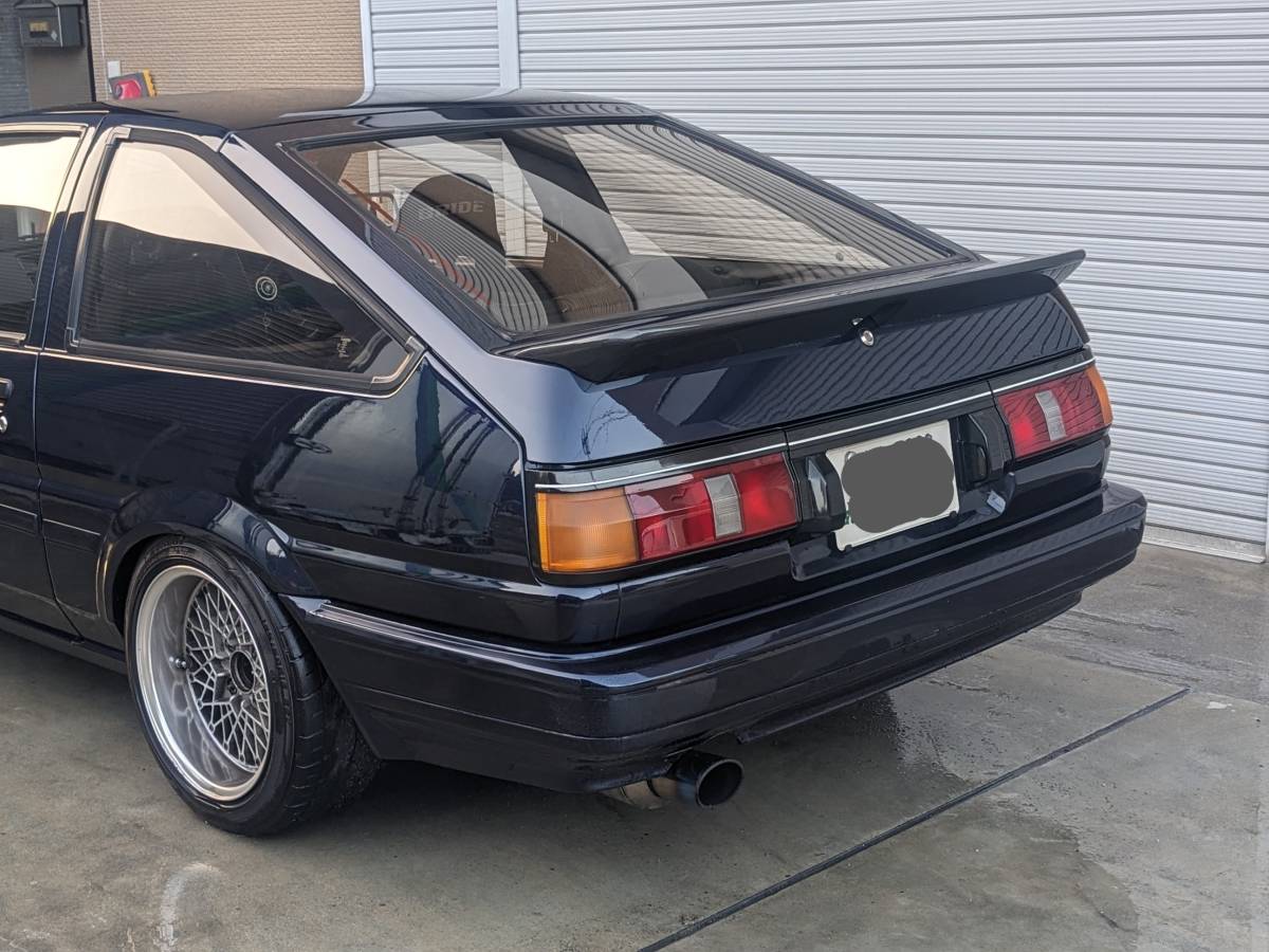 AE86 3ドア用 FRP リアウィング リアスポイラー 純正タイプ 3cm AE86 3ドア用 FRP リアウィング リアスポイラー 純正タイプ 3cm