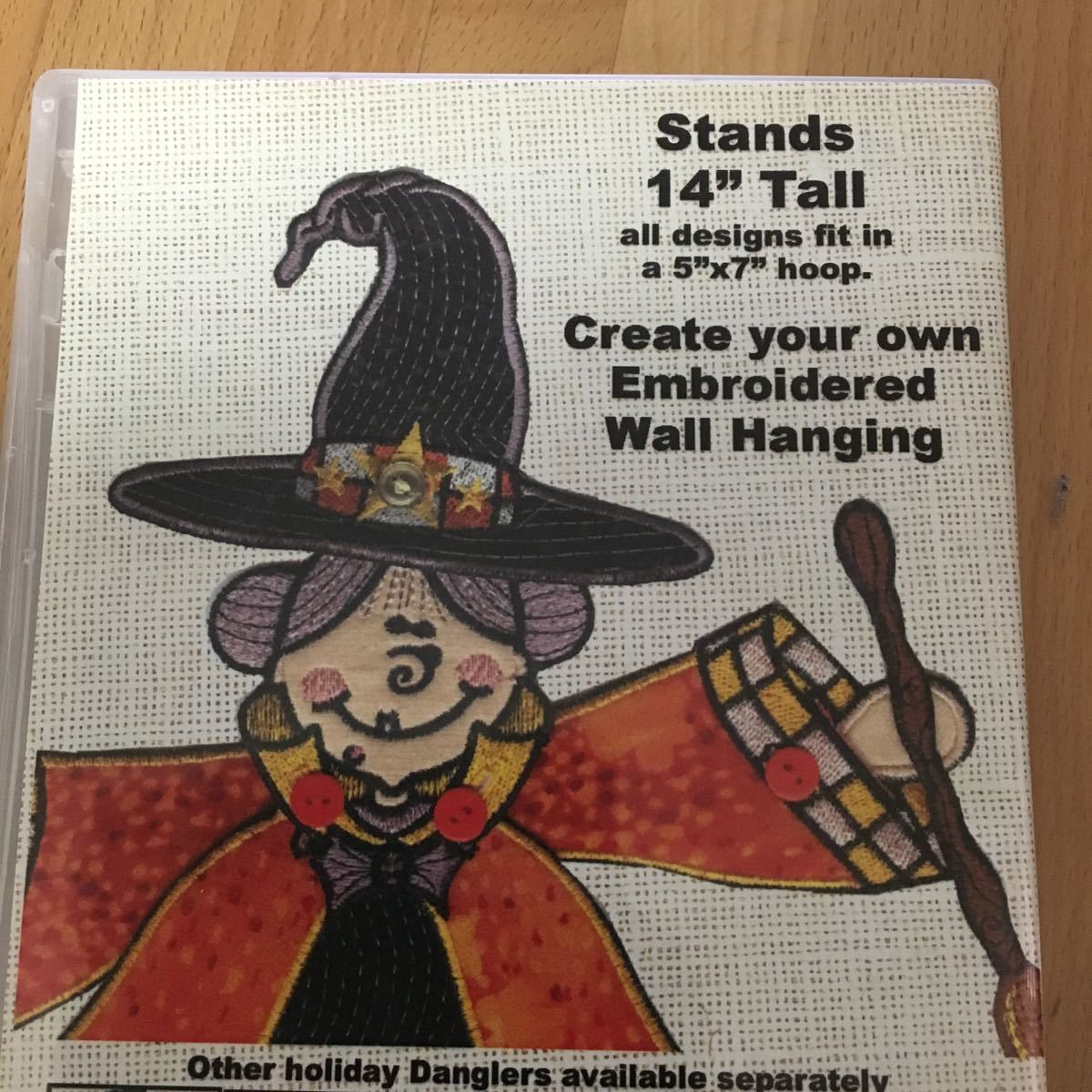 CD-ROM刺繍データAnita Goodesign Witch Dangler 魔女の飾りのデータ(刺しゅうカード、刺繍カードではありません）_画像4