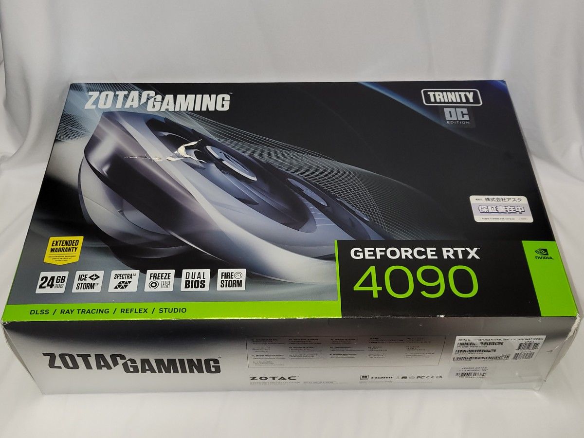 ZOTAC GAMING GeForce RTX 4090 Trinity OC|Yahoo!フリマ(旧 ZOTAC GAMING GeForce RTX 4090 Trinity OC|Yahoo!フリマ(旧