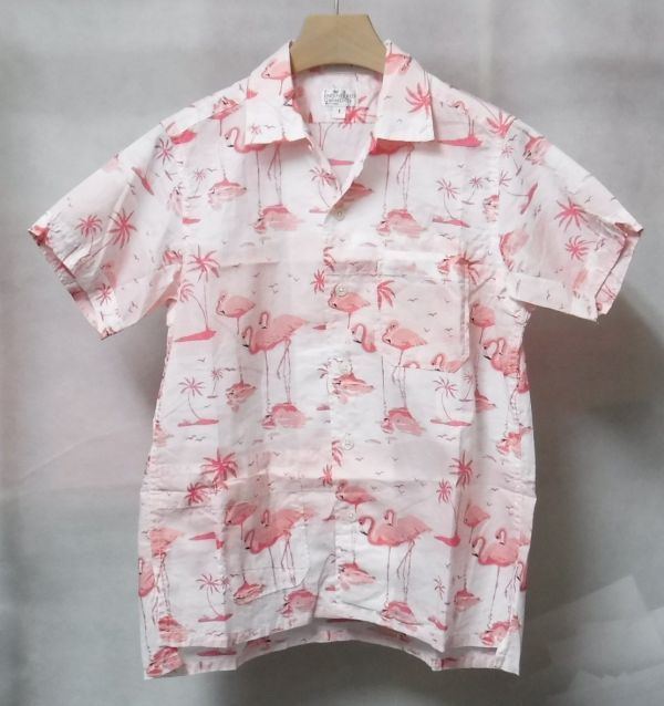 18SS FWK Engineered Garments エンジニアードガーメンツ Camp Shirt Flamingo Print Pink キャンプ シャツ1 フラミンゴ 総柄