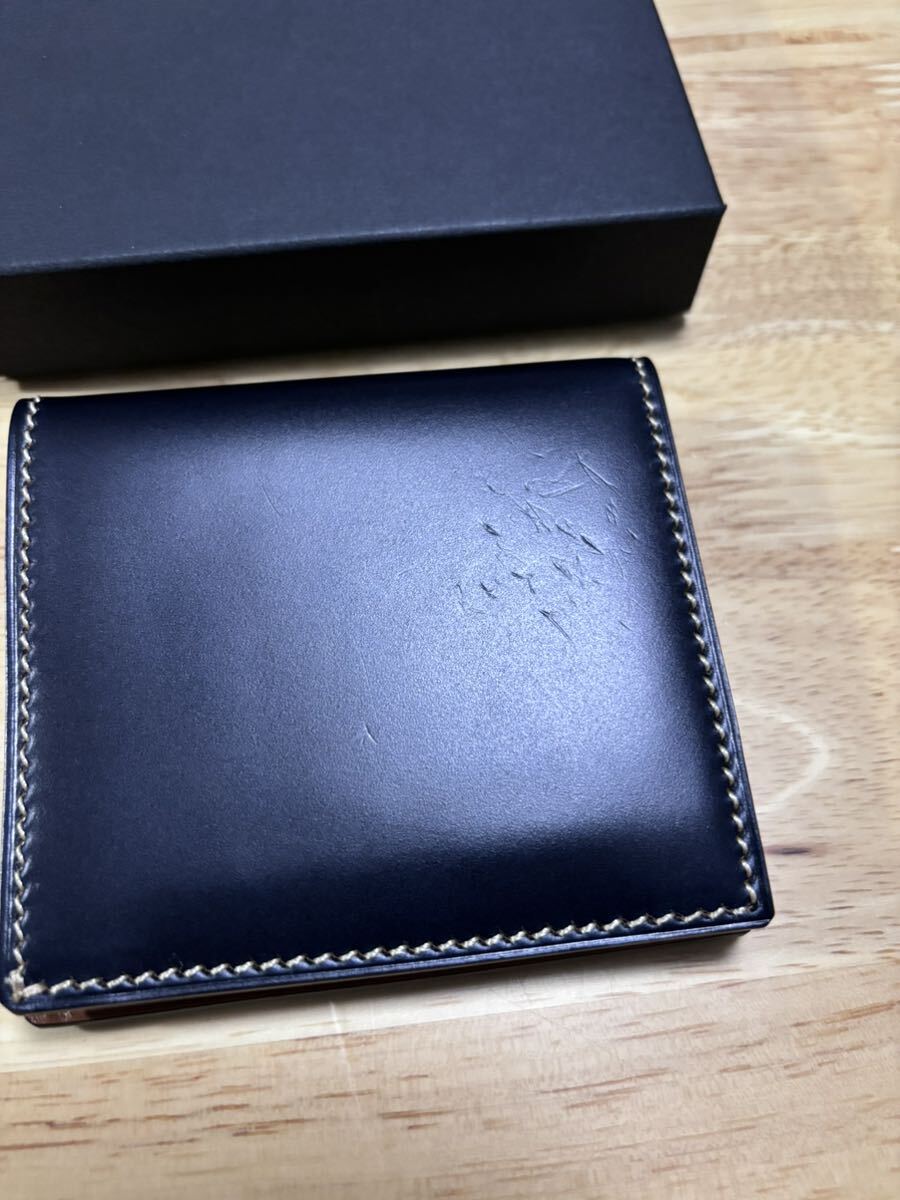 万双 コードバンミニ財布(小銭入付) ネイビー|Yahoo!フリマ(旧 万双 コードバンミニ財布(小銭入付) ネイビー|Yahoo!フリマ(旧