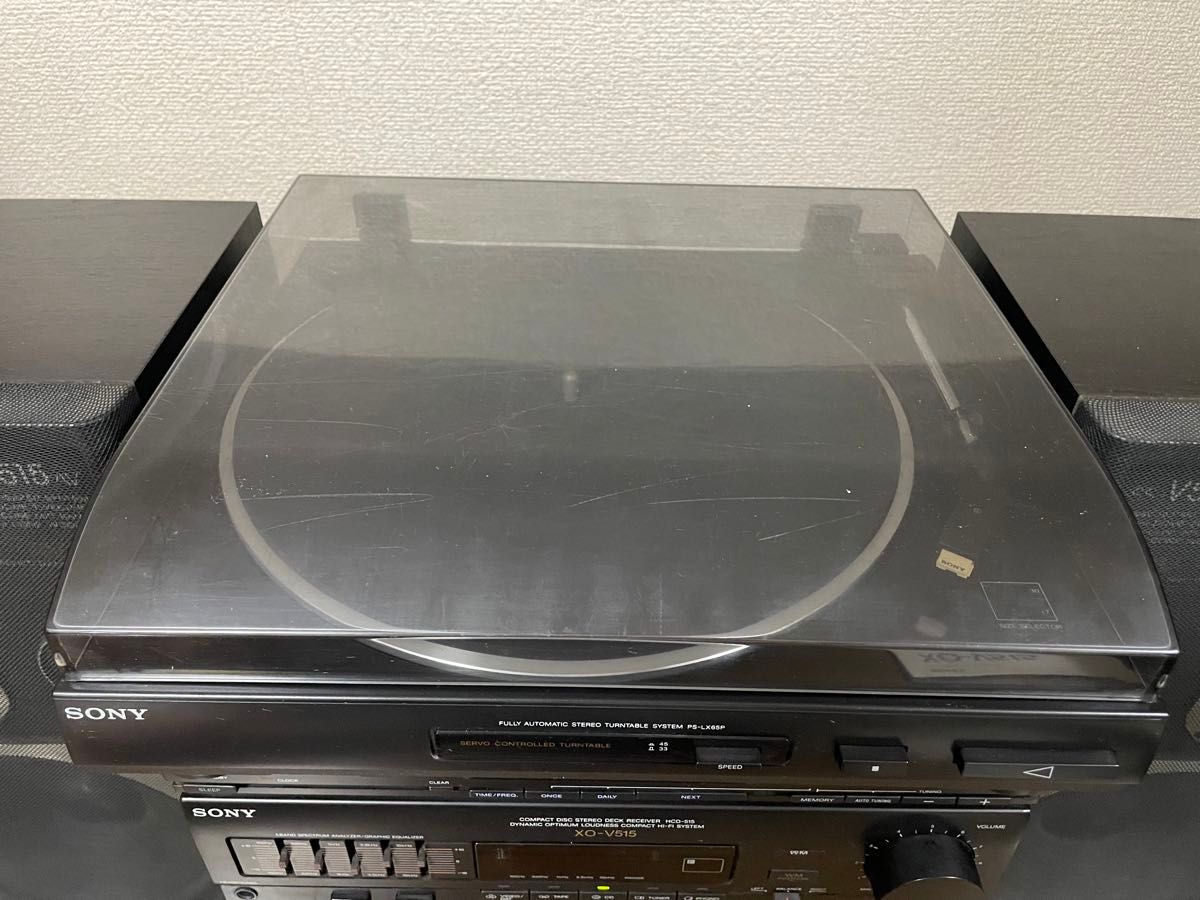 SONY コンパクトステレオシステム 動作確認済レコードプレーヤー SONY コンパクトステレオシステム 動作確認済レコードプレーヤー