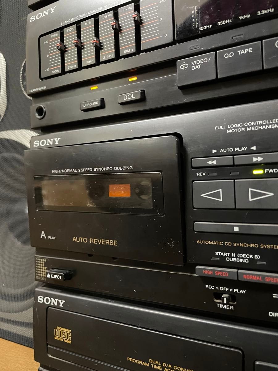 SONY コンパクトステレオシステム 動作確認済レコードプレーヤー SONY コンパクトステレオシステム 動作確認済レコードプレーヤー