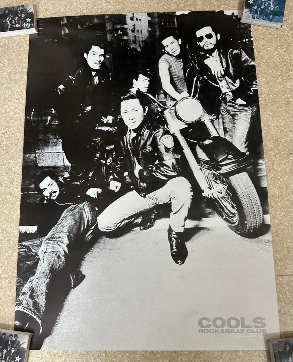 NO5 cools chopper クールス チョッパー 当時物 ポスター デッド NO5 cools chopper クールス チョッパー 当時物 ポスター デッド