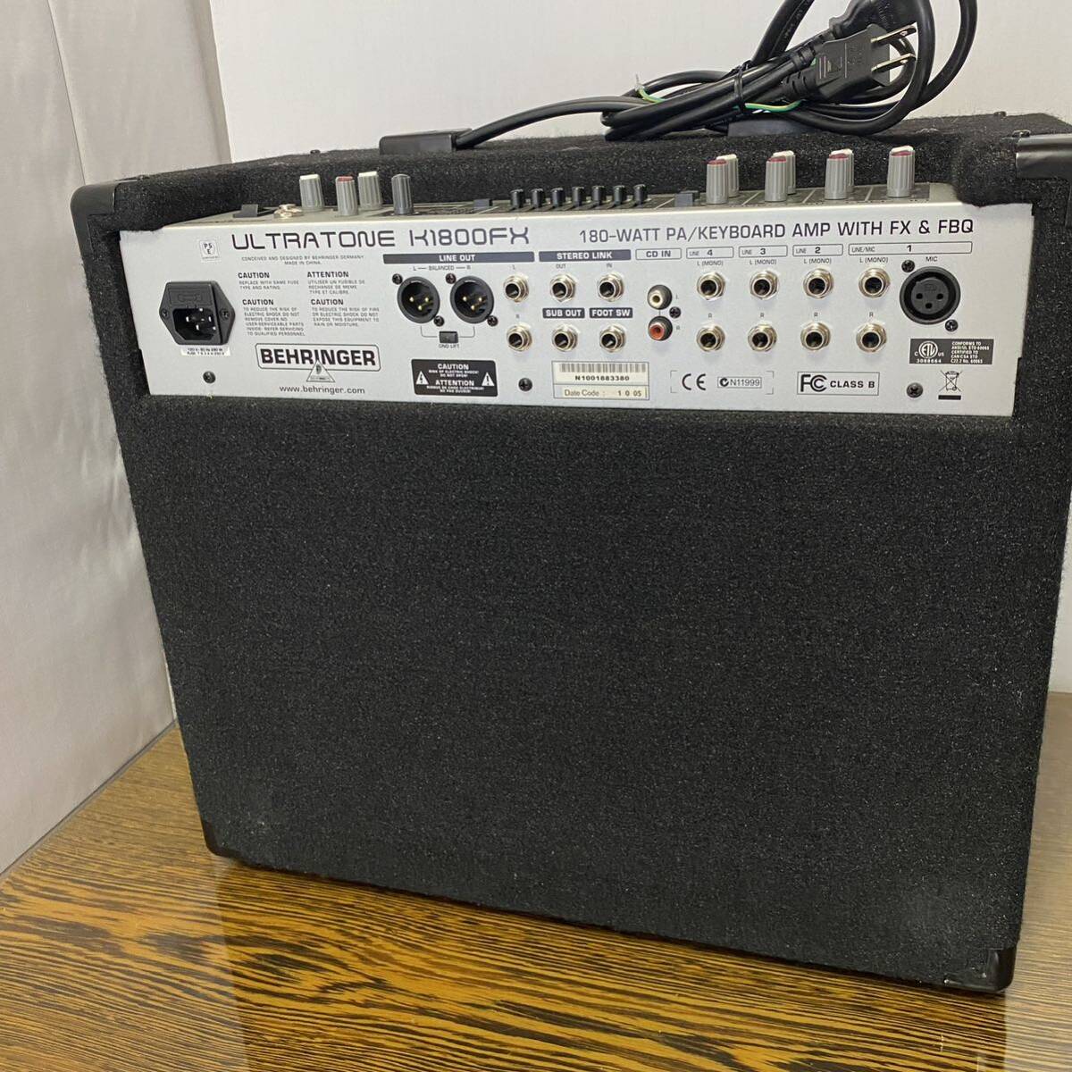 BEHRINGER ベリンガー k1800fx キーボードアンプ ベリンガーキーボードアンプk1800FX