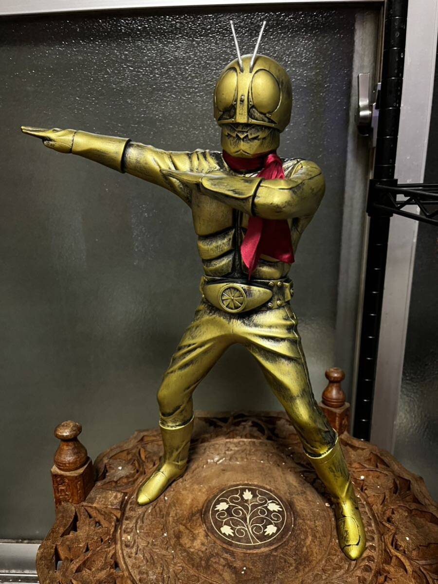 仮面ライダー旧2号限定ゴールド京本コレクション ソフビ - 仮面 仮面ライダー旧2号限定ゴールド京本コレクション ソフビ - 仮面