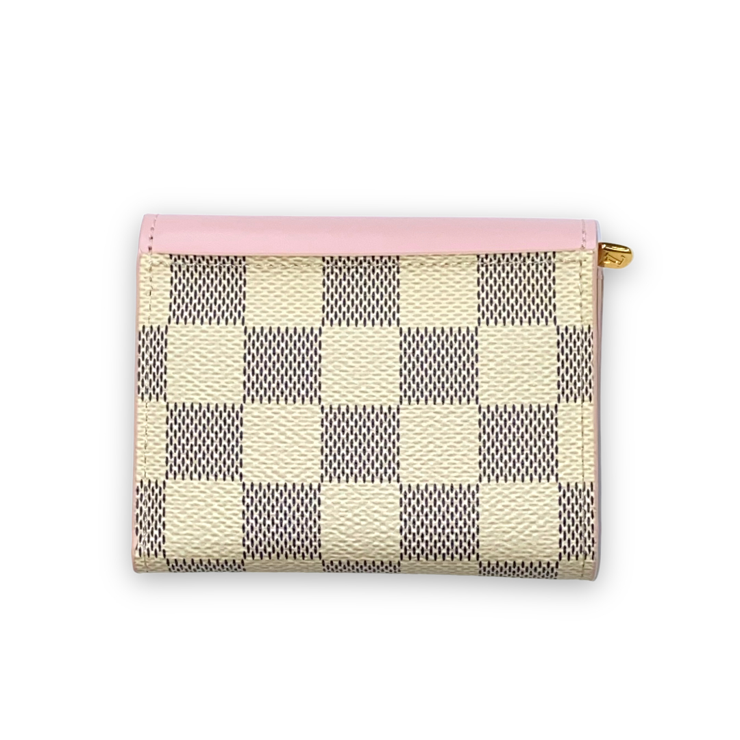 休日SALE ルイヴィトン 新品 ミニ財布 ピンク ダミエ 休日SALE ルイヴィトン新品ミニ財布ピンクダミエ