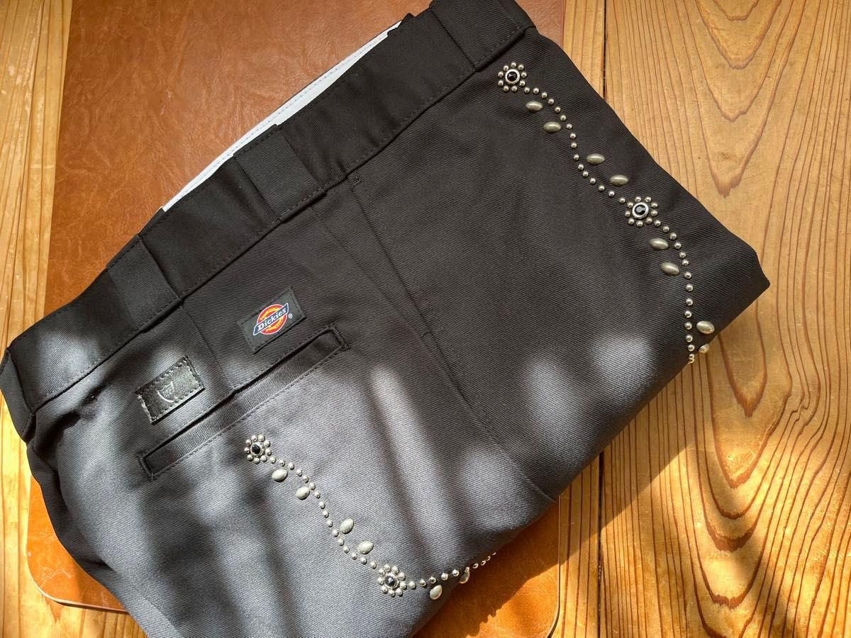 HTC x Dickies コラボスタッズワークパンツ black ブラック HTC x Dickies コラボスタッズワークパンツ black ブラック